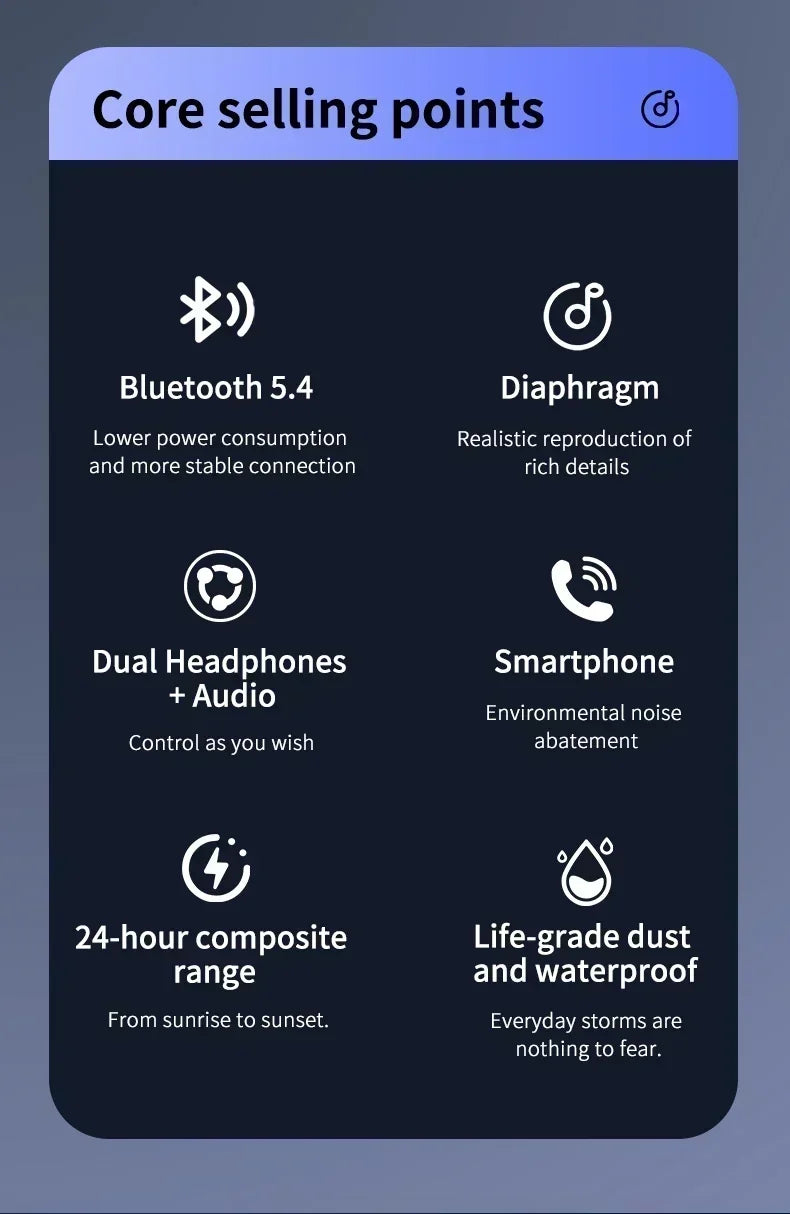 BY01 wireless headset Bluetooth headset with microphone stereo headset smart touch