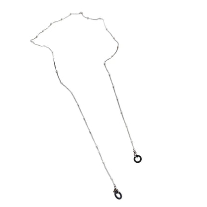 Elegant Stainless Steel Earphone Lanyard Anti Slip Clip Secure Cord for Huawei FreeClip Sports Commuting Daily Use