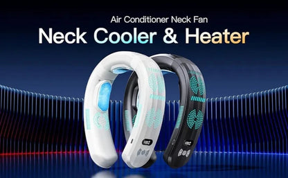 New Hanging Neck Fan Wearable Air Conditioner USB Rechargeable Portable 3 Refrigeration Mute 6000mAh Outdoor Summer Cooler Fans