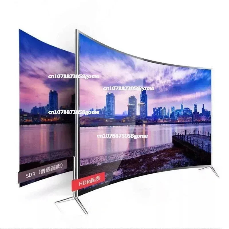 New 55 Curved TV 4K Ultra High Definition LED TV Wifi USB Video Fashion Design 55 Inch TV 4K