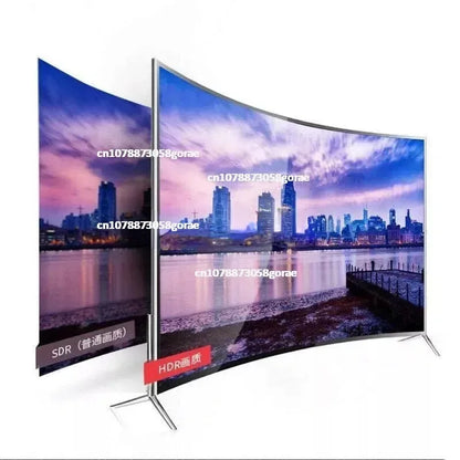 New 55 Curved TV 4K Ultra High Definition LED TV Wifi USB Video Fashion Design 55 Inch TV 4K