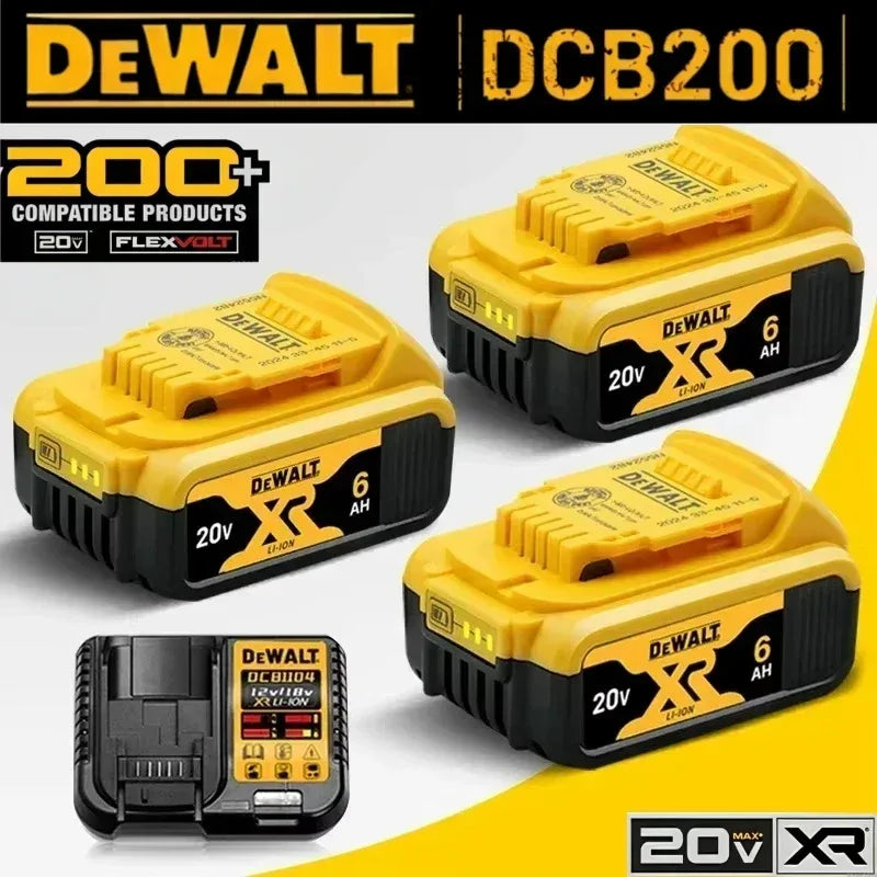 30 100% Original DeWalt 20V/60V 2.0Ah-9.0Ah MAX Battery Power Tool Replacement For DCB184 DCB181 DCB182 DCB200 Battery