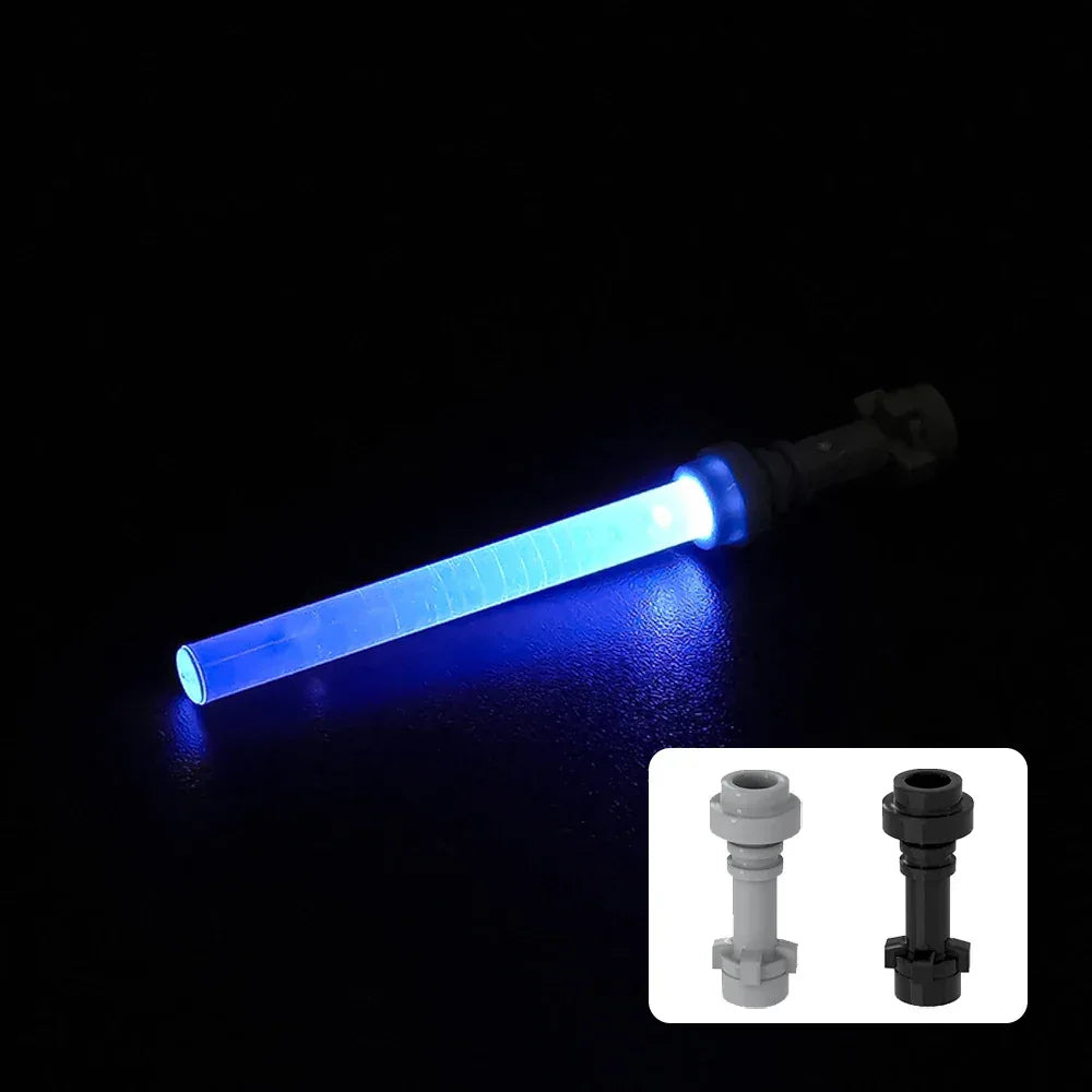 Famous Star Movies LED USB Glowing Light saber Building Block Weapon Accessories Toys Children Boy Educational Birthday Toys DIY
