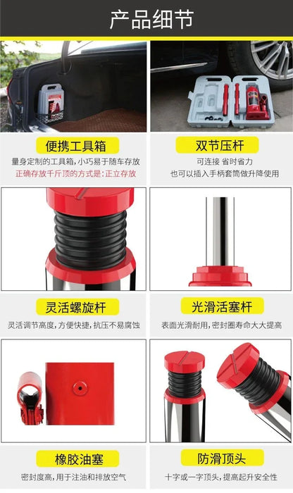12T/16T/20T/30T/32T/50T vertical hydraulic jack car car tire changing tool  car jack