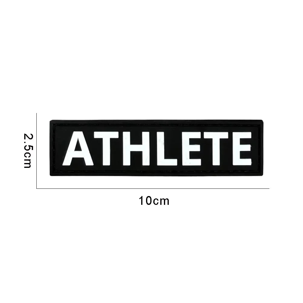 Sports Fitness Gym Patches No Pain No Gain ATHLETE team club Tactical Embroidered Patch brand Armband