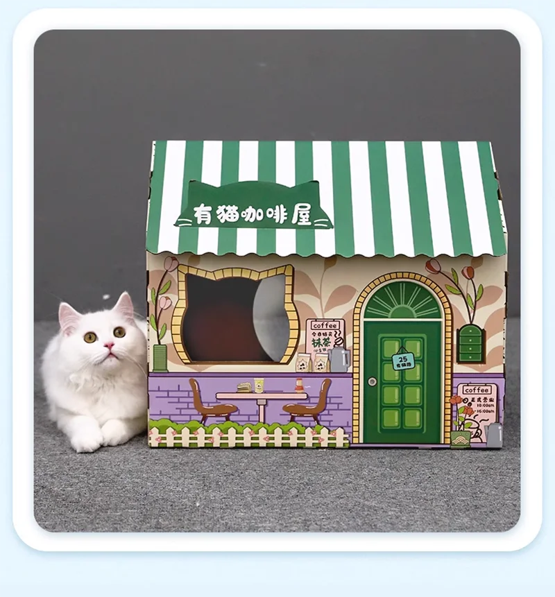 Cat litter, cat scratch board, integrated sofa, anti cat scratch box, cardboard box, house, cat toy, cat supplies