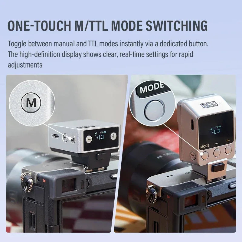 Godox iT20 iT22 C/N/S/F  HSS TTL 2.4G Wireless Touchscreen Pocket Flash for Canon Sony Nikon Olympus Fujifilm