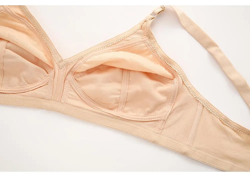 Ruralbras Sexy Women's Bras Wireless Full Coverage D/E/F for Plus Size Non Padded Comfort Soft Bra Minimizer Top Female Lingerie