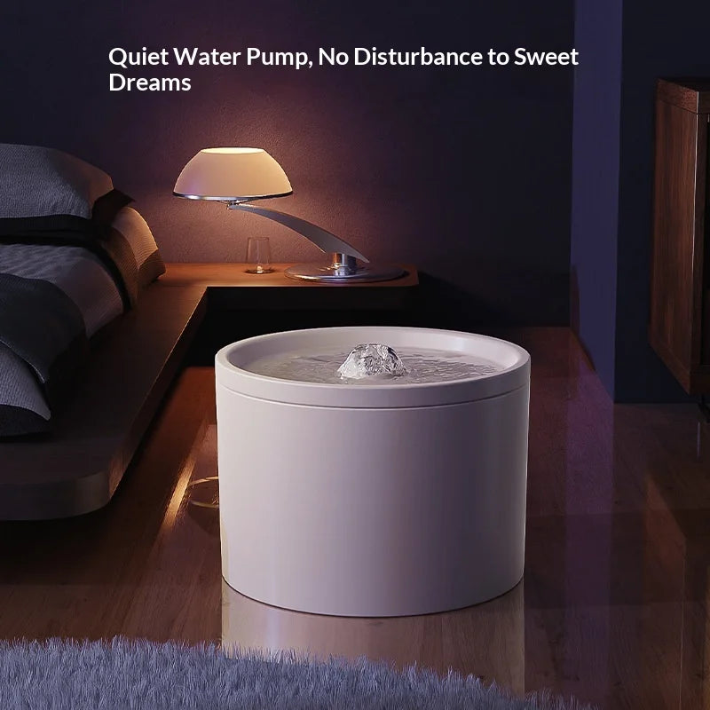 Cat Automatic Water Dispenser Pet Ceramic Water Bowl Dog Bowl Water Dispenser, Circulation Water Flow Water Dispenser