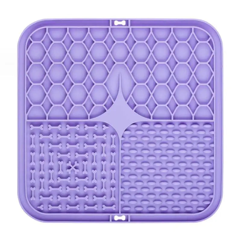 Pet Lick Silicone Mat Dogs Pet Slow Food Plate for Dog Bathing Distraction Silicone Dog Sucker Food Training Dog Feeder Supplies