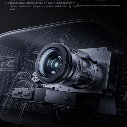 JMGO Projector N5 Pro DLP Optical Zoom Three-Color Laser Home 4K Ultra-HD Connectable Mobile Phone Screen Mirroring Android