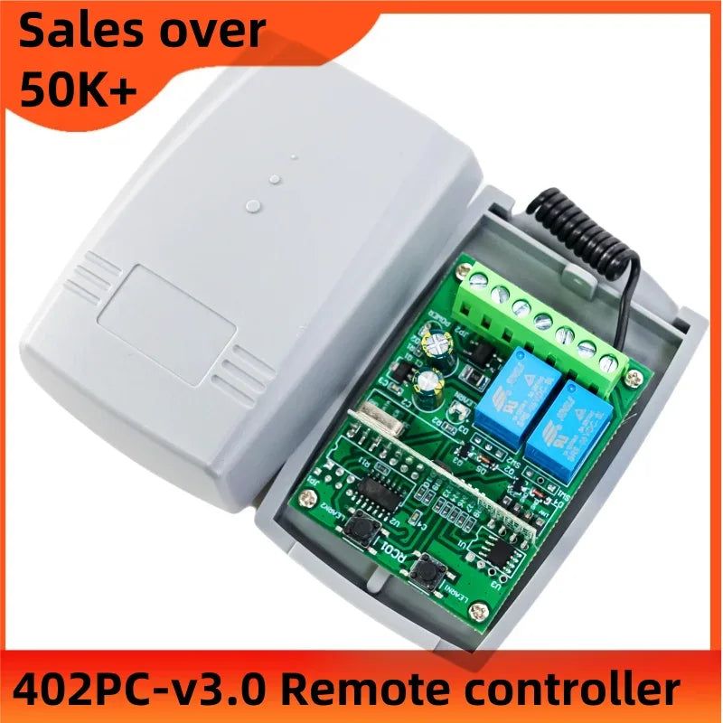Universal 2 Channel ON/OFF RF Switch Wireless Receiver 9V-24V 433mhz Receiver For Brands Remote Control