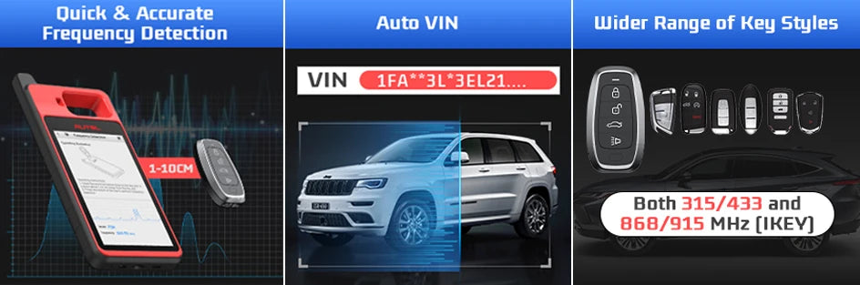 Autel MaxiIM KM100 Key Fob Programming Immobilizer Tool 2PCS Autel IKEY 60s Key Generation IMMO Key Learning on 99% Car KM100X