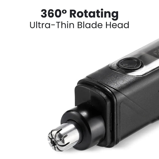 Electric Mini Nose Hair Trimmer Painless Clipper Nose Ears Facial Hair Shaving Portable Trimmer For Men Women Wet Dry Haircut