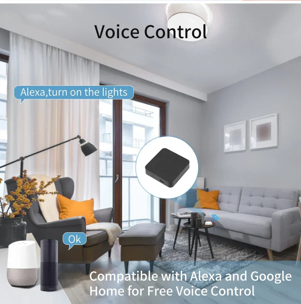 Tuya Multi-mode Gateway Hub Bluetooth Mesh Smart Home Automation ZigBee WiFi Wireless Bridge Works with Alexa Google Smart Life