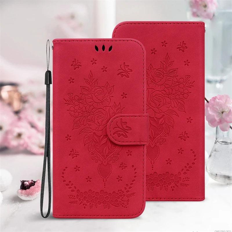 For Xiaomi Redmi 13 Case Solid Color Leather Flip Phone Case for Xaomi Redmi 13 Cover Redmi13 13C 5G Wallet Card Slots Etui