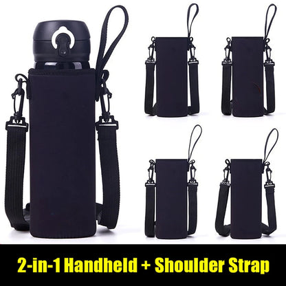 Convenient Water Bottle Case Outdoor Travel Thermos Cup Cover 2 In 1 Portable Water Bottle Bag Outdoor Cup Cover