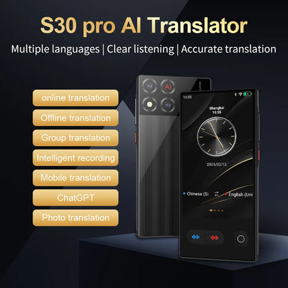 Language Translator Device 148 In Real-time Online Languages Translation Device Portable AI ChatGPT Photo Intelligent Translate