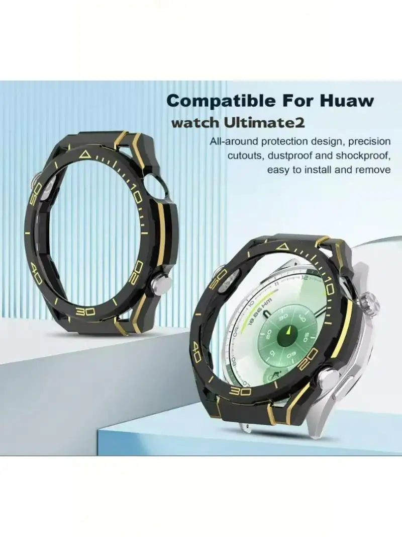 Full Cover PC Case For Huawei Watch Ultimate 2 Screen Protector Ultra Thin Shockproof Scratch Resistant Protective Bumper Frame