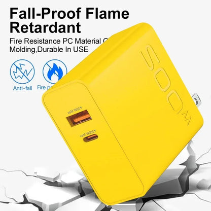 New 200W Ultra Fast Charger USB PD 2-In-1 Type C Fast GaN Phone Charger For Iphone Huawei Samsung Xiaomi Oppo  EU US Plug ﻿