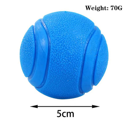 Pet Solid Elastic Toy Ball Cat/Dog Toy Ball 5/6/7CM Rubber Bite Resistant Dog Outdoor Training Tool Pet Teeth Cleaning Supplies