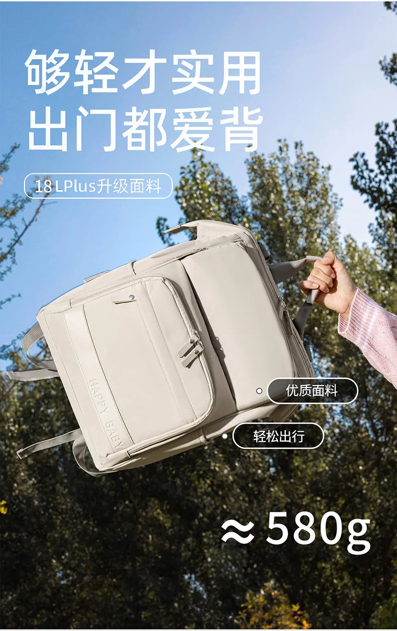 New Mom Bag: Multi-Functional, High-Capacity, Lightweight Diaper Bag with Milk Storage Compartment