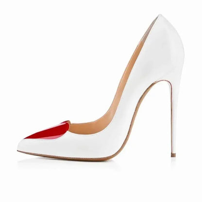 Women Pumps Love Heart-shaped Pointed Toe Stiletto High Heels Customize Chic Designer Female Shallow Party Dress Wedding Shoes