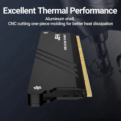 JEYI RAM Heatsink DDR2 DDR3 DDR4 DDR5 Aluminum Cooling Heatsink Memory With Thermal Pads Desktop for PC Easy Installation