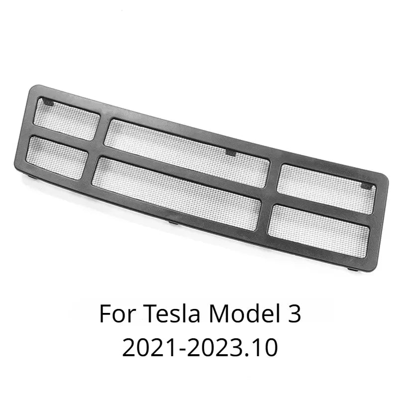 Insect-proof Net For Tesla Model Y/3/3+ Front Trunk Air-conditioning Cover Intake Grille Clean Air Inlet Protective Accessories