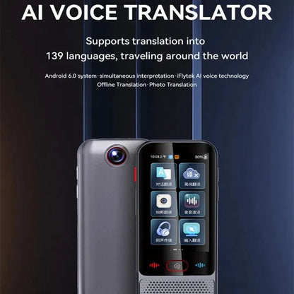 2026 New M30 Smart Voice Translator 139 Online Languages 14 Offline WIFI Photo Recording Dictionary Translation Business Travel