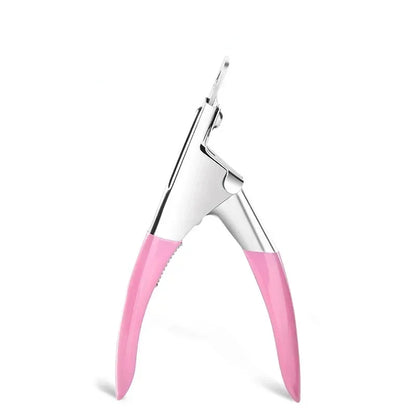 Professional U-Shaped False Nail Cutter, Straight Edge Fake Nail Tip Clipper, Manicure Pliers Nail Capsule Guillotine Tool