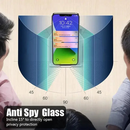 1-5pcs Anti Spy Screen Protector For iPhone17 16 15 14 13 12 11 Xs Pro Max17Air XR Plus mini Tempered Glass Privacy Peep by PDG ibma