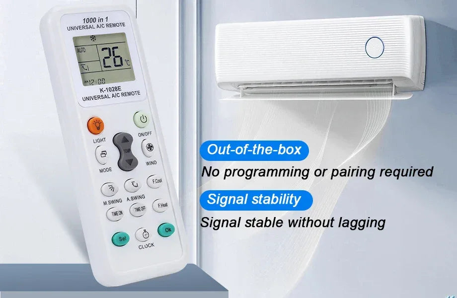 Universal Remote Control K 1028E A/C Digital LCD For Air Conditioner for L Panasonic Sharp Samsung Fujitsu Gree Guangda Haier