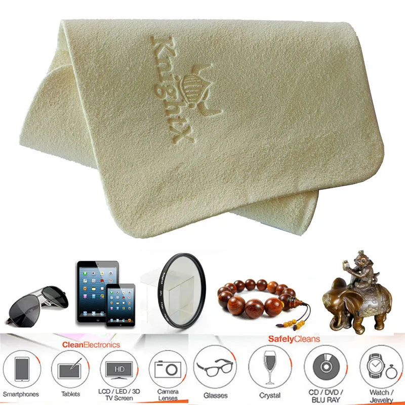 KnightX High quality Glasses Cleaner  Microfiber Glasses Cleaning Cloth For Lens Phone Screen Cleaning Wipes