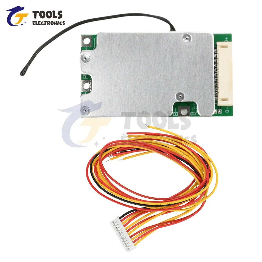 BMS 10S 36V 30A Same Port Split Port Lithium Battery Protection Board with Equalization 18650 Battery Balanced Protection Board