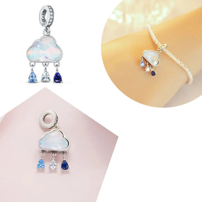 Elegant Mother's Day gifts For mom Ballet Pendant Fit Original Bracelet Diy Jewelry Fine Perfect Heart Rainbow Charm Daily Wear