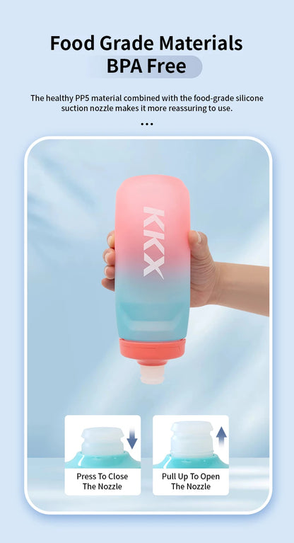 KKX Outdoor Sports Bottle 620ml/750ml Bicycle Bottle MTB Road Gravel Bike Water Bottle  PP5 Portable Large Capacity Drink Kettle
