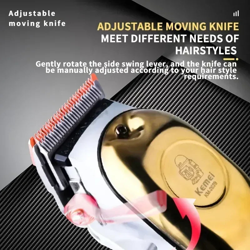Kemei Professional Electric Hair Clippers Beard Clipper Rechargeable Men's Shaver Hair Trimmer KM-2628 KM-678 KM-2024 Clipper