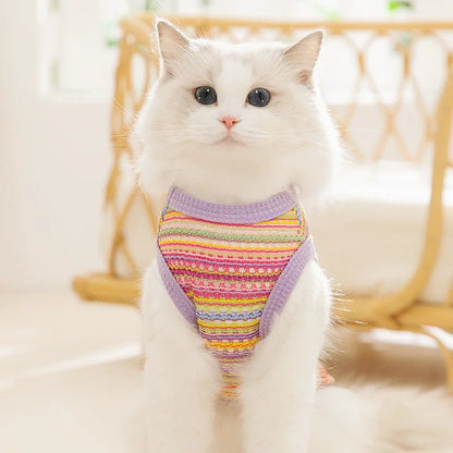 Breathable Mesh Pet Dog Vest Dog Summer Clothes Thin Cooling T Shirt Chihuahua Bichon Costume Cat Clothing Girls Puppy Shirt New