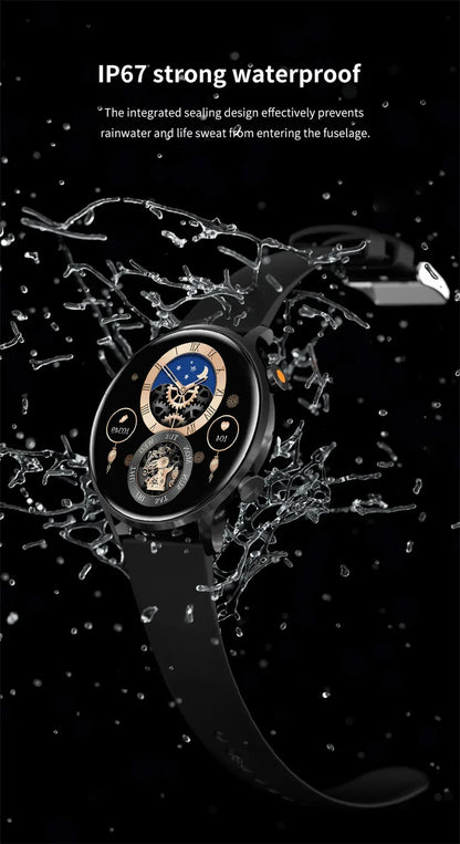 2025 New Smartwatch Women 1.39 inch AMOLED HD Screen Always On Display Custom dial Call IP68 Sport Smart Watch For women men