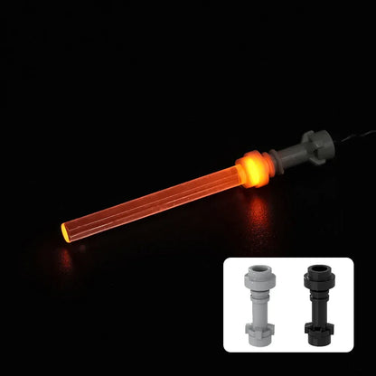Famous Star Movies LED USB Glowing Light saber Building Block Weapon Accessories Toys Children Boy Educational Birthday Toys DIY