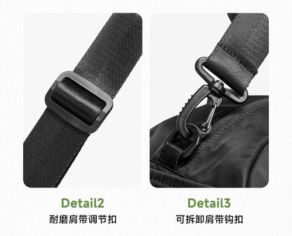 LEE Waterproof Sports Fitness Gym Bag Women Men Large Capacity Yoga Shoe Compartment Dry Pocket Luggage Travel Bag