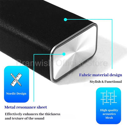 Powerful Bass 2.1 Soundbar With Subwoofer Wireless Karaoke Microphone Bluetooth 5.3 Home Theater Audio For TV Projector Home KTV