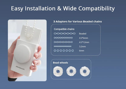 Zemismart Zigbee Smart Roller Shade Driver Built in Battery with Knob Control Speed Work with Tuya App Alexa Google Home Voice