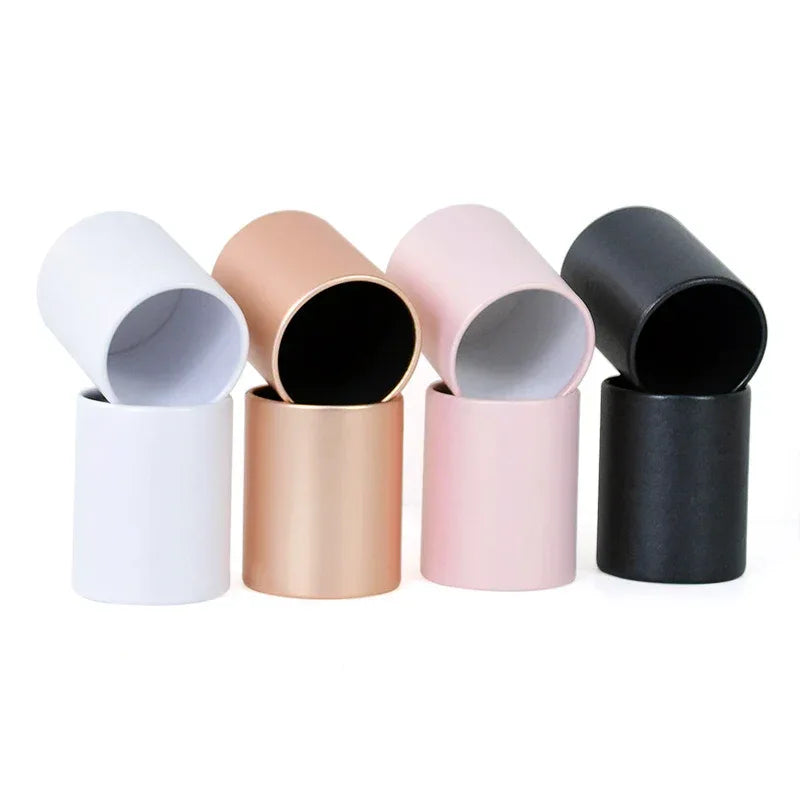 4Pcs Mini Flower Box Portable Round Rose Bouquet Bucket Boxes Wedding Party Table Decoration DIY Gift Packaging Valentine's Day