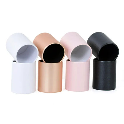 4Pcs Mini Flower Box Portable Round Rose Bouquet Bucket Boxes Wedding Party Table Decoration DIY Gift Packaging Valentine's Day
