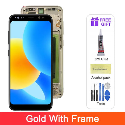TFT Screen For Samsung Galaxy S8 LCD With Frame G950F G950U Touch Screen Repairment Parts Assembly Display Without Fingerprints