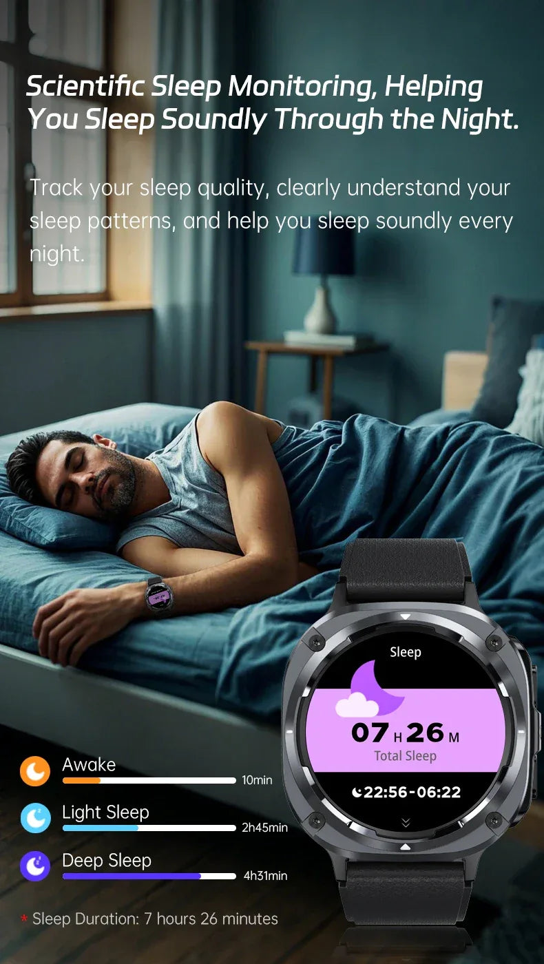 BWSMRIG New Men Smart Watch IP68 Waterproof Bluetooth call  Heart Rate Sleep Monitoring Sport Fitness Smartwatch for Android IOS