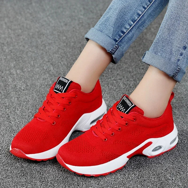 MAEDEF New Fashion Ladies Casual Shoes Summer Light Mesh Breathable Shoes Women's Sports Shoes Outdoor Anti-slip Training Shoes