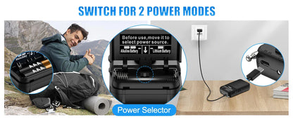 Mini Portable Pocket Radio AM FM AAA USB-C Power 800mAh rechargeable battery Excellent Reception Clear Speaker Headphone Jack